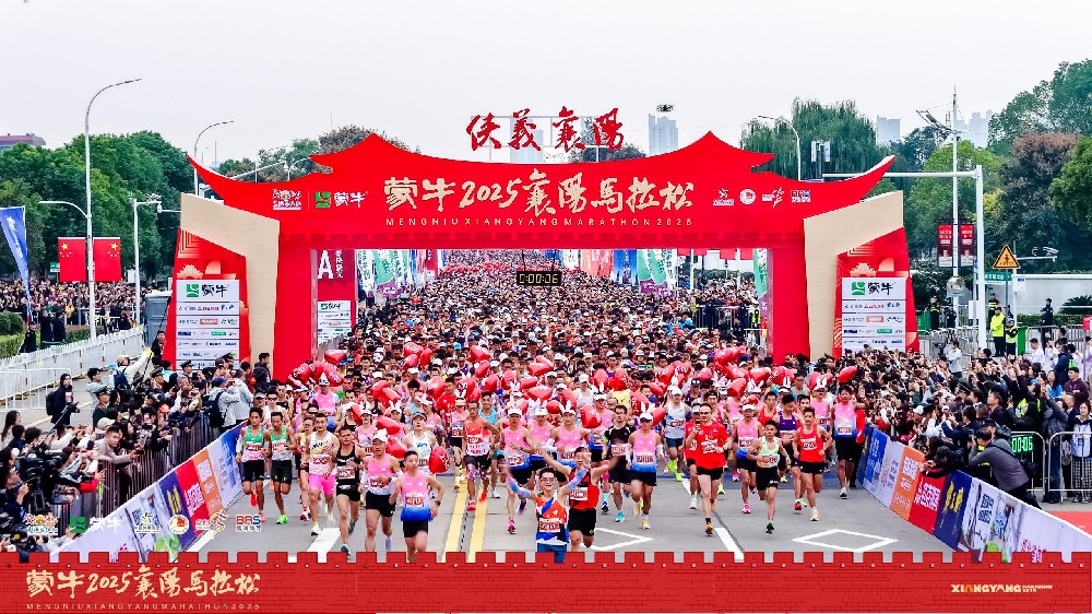 石花雙雄醉征戰(zhàn)襄陽馬拉松，以奔跑詮釋健康使命